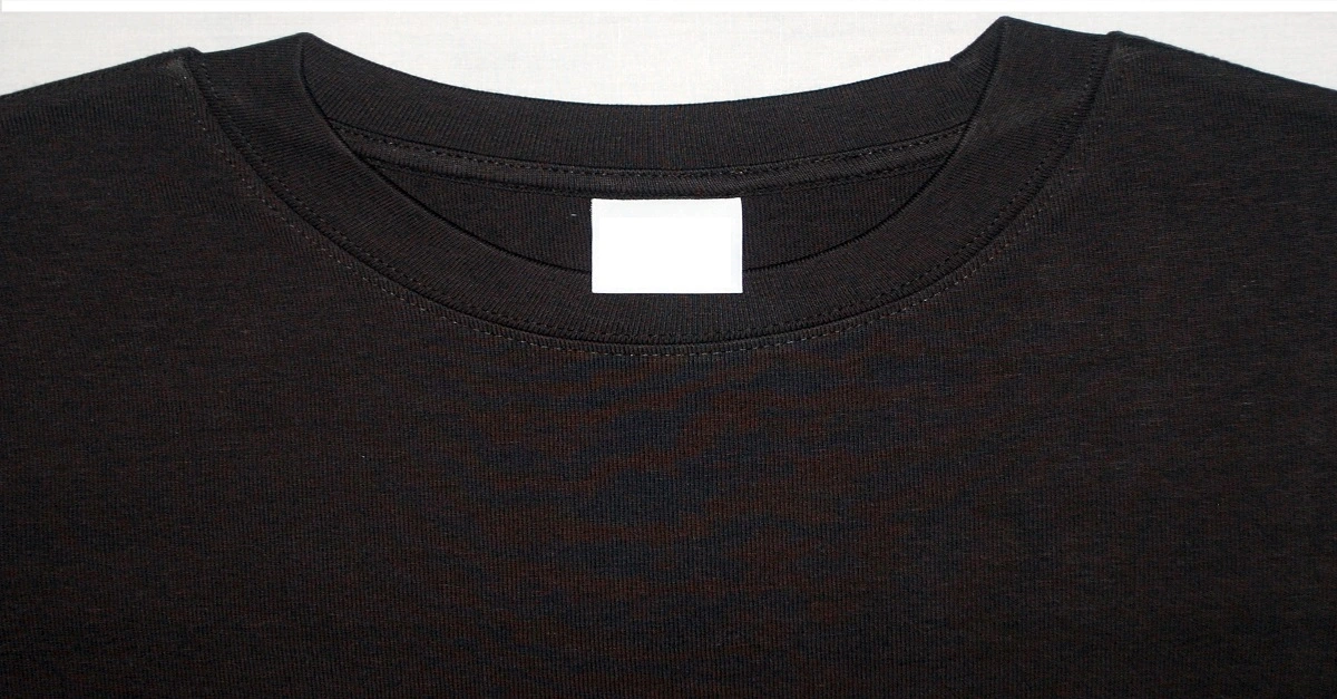 a close-up of a black shirt