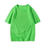 a green shirt on a white background