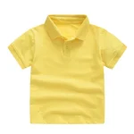 yellow polo shirt